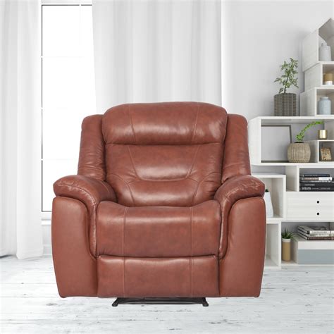 ARENA JOY Single Seater Manual Recliner Brown