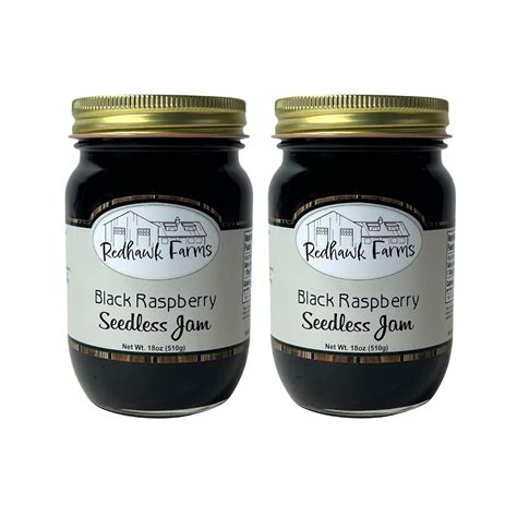Amazon.com: Redhawk Farms Seedless Black Raspberry Jam - Slowcooked ...