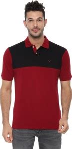 Allen Solly Colorblock Men Polo Neck Multicolor T-Shirt - Buy Allen ...
