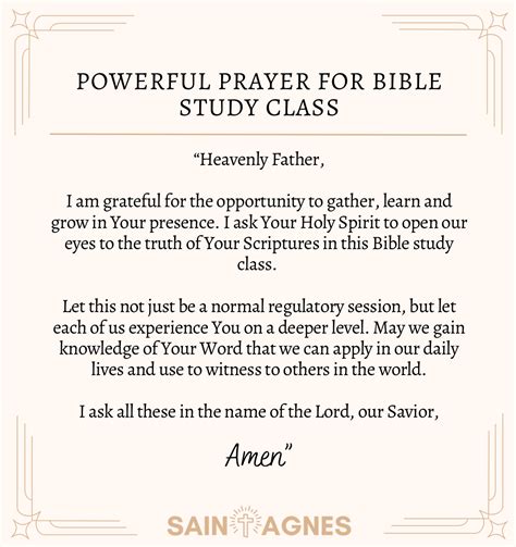 9 Opening Prayers for Bible Study (Man and Woman)