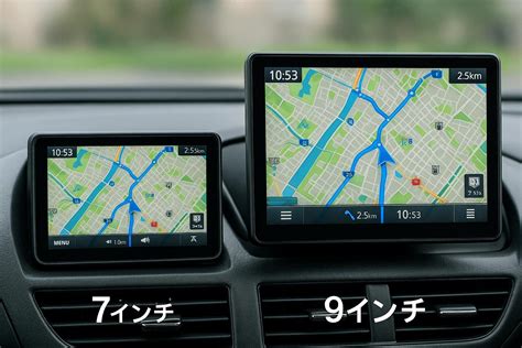 カーナビ7インチと9インチの違いを徹底比較｜後悔しないサイズ選びのポイント - Heartbeat Motors | 憧れと現実を知るスポーツ ...