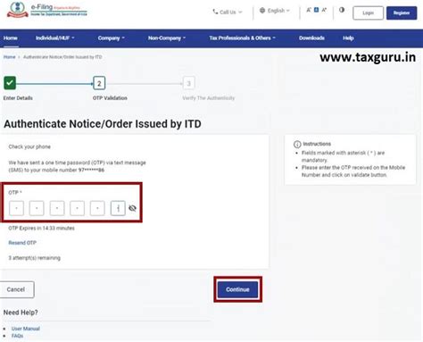 How to Authenticate Notice/Order issued by Income Tax Department with ...