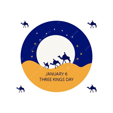 Three Kings Day Vector Illustration, Three Kings Day, Happy Epiphany ...