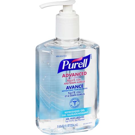 Purell Advanced Hand Sanitizer Gel - Kills 99.99% Germs with 70% Ethyl ...