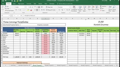 Short Term Rental Excel Template, Use This Free Short Term Rental.