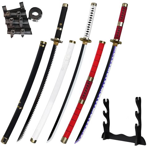 TAIQX Plastic & Bamboo Roronoa Zoro Sword Set - Walmart.com