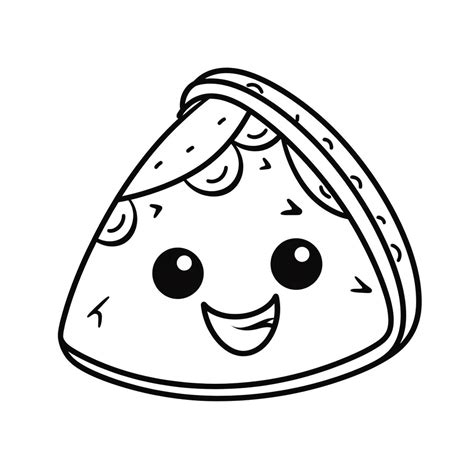 Tacos coloring page – Coloring corner