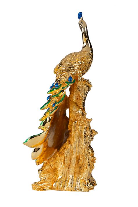 Silver Plated Standing Peacock | Elegant Decoration | Beliram Exclusive