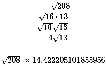 How to find square root of 208. - Sarthaks eConnect | Largest Online ...