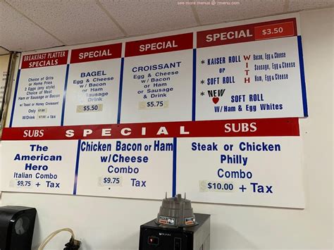 Online Menu of American Hero Subs & Bagels Restaurant, Loris, South ...