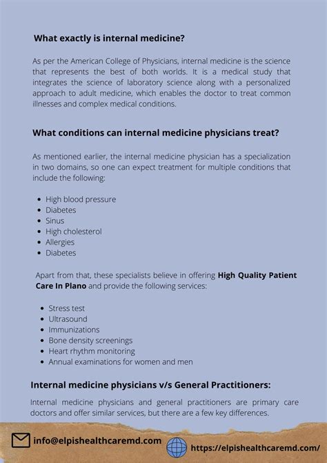 PPT - Get Best Treatment Form Internal Medicine Physicians In Plano Tx PowerPoint Presentation ...