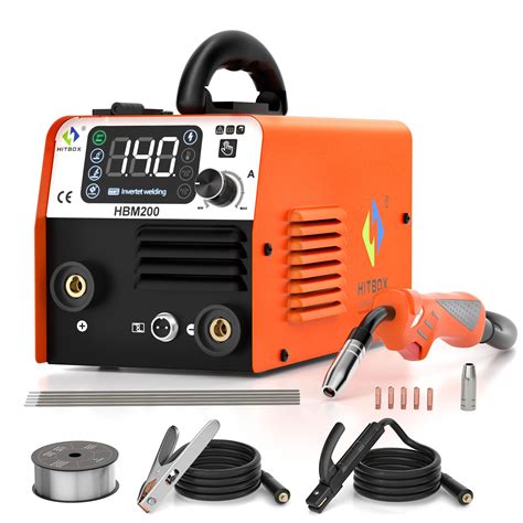 Buy HITBOX 140A MIG Welder 110V, Flux Core Welder/Stick ARC/Lift TIG 3 ...