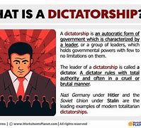 Image result for Dictatorship