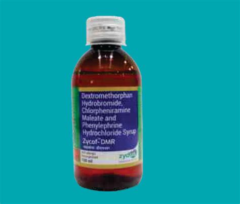 Zycof- DMR Syp (100 ml.) Dextromethorphan 10 Mg + Chlorpheniramine 2 M ...