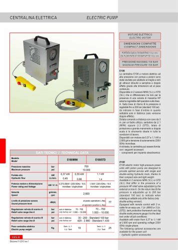 Catalog - Pneumohydraulic Pumps And Booster - OLMEC - PDF Catalogs ...