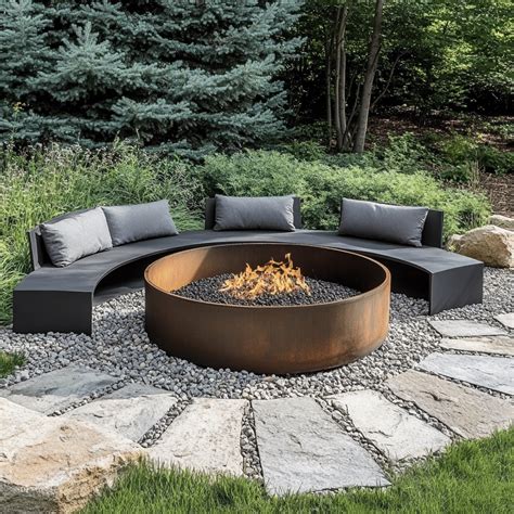 30 Stunning Outdoor Fire Pit Ideas for Cozy Evenings | Fire pit ...