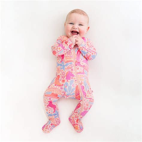 Saddle Up | Bamboo Footie Onesie Sleeper | "I Love Our Time Together ...