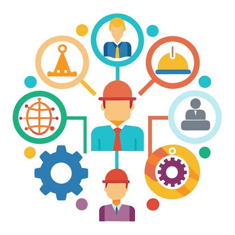 Um organograma simplificado mostrando uma hierarquia de liderança com ...