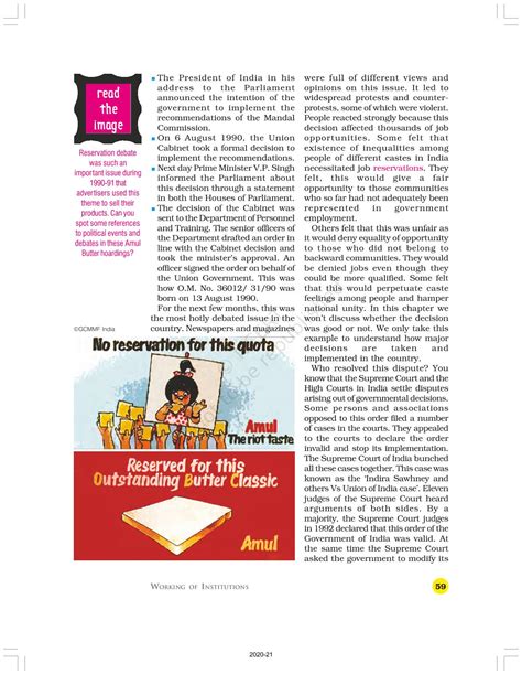 Working Of Institutions - NCERT Book of Class 9 Political Science ...