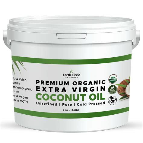 Premium Ultra Pure Unrefined Cold Pressed Organic Extra Virgin Coconut ...