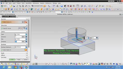 Image result for NX Tutorial Circular Pattern