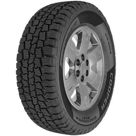 Cooper Discoverer RTX2 275/65R18 116T All-Terrain Light Truck Tire for SUVs, Sound Shield ...