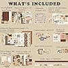 HASTHIP® 346pcs Vintage Scrapbook Stickers Pack for Art Journaling ...