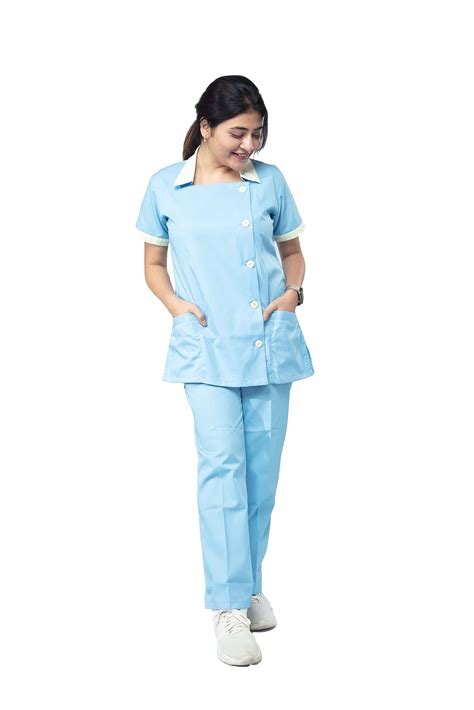 Uniform Craft Womens Polyester And Cotton Twill Nurse Uniform Light ...