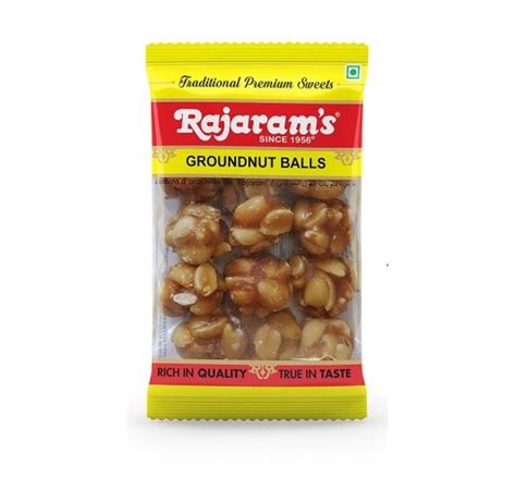 Buy Peanut Chikki Laddu (Pack of 10) Online from Rajaram's at Best Price