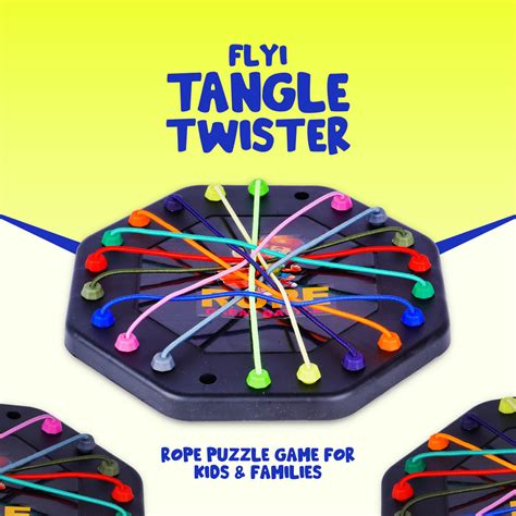 Untangling Tangle Twister Rope Puzzle Board Game for Kids | FLYI