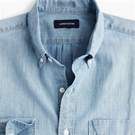 Men's Slim Fit Chambray Shirt at Wayne Morgan blog