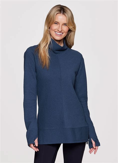 Prime Ready To Roll Fleece Zip Mock Neck Pullover - RBX Active