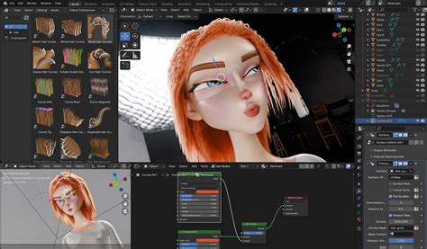 Image result for Hair Modeling Blender