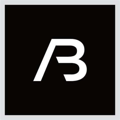 Logo ab ilustration | Premium Vector