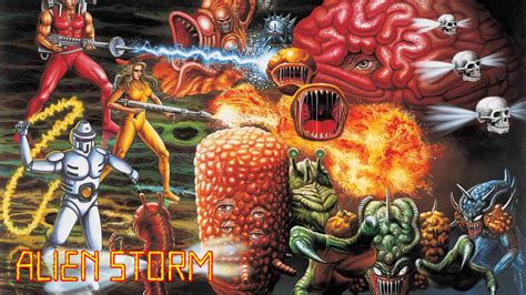 Image result for Alien Storm Gameplay