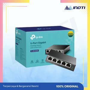 Jual TL-SG1005P TP-LINK 5-Port Gigabit Desktop PoE Switch with 4-Port ...