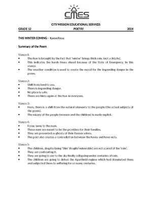 Image result for English Language Paper 1 Guide Grade 12