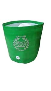 Saar International Premium Hdpe Uv Protected 350 GSM Round Shaped Green ...
