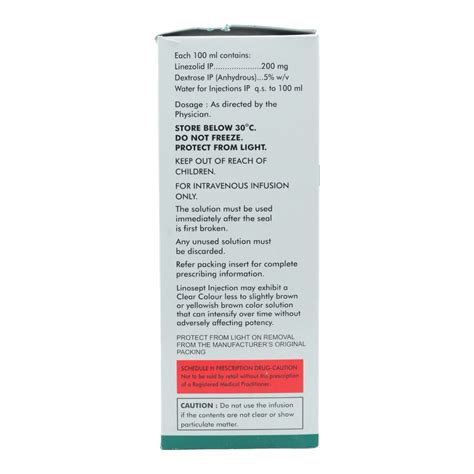 LINOSEPT 600MG INJECTION Price, Uses, Side Effects, Composition ...