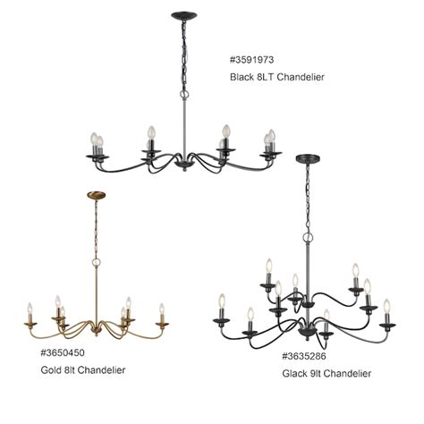 allen + roth Providence 6-Light Black Traditional Linear Large Hanging ...