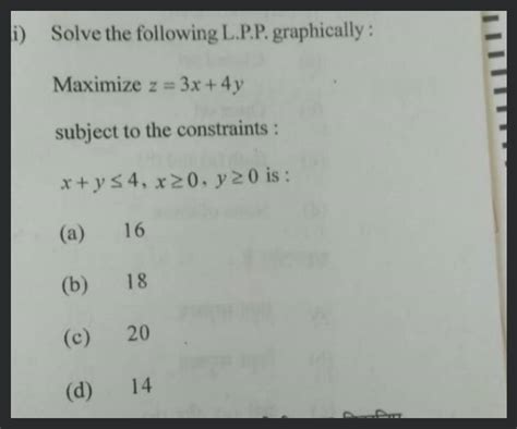 Image result for Linear Programming Problems Graphically
