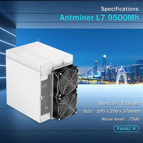 Buy Antminer L7 9500MH/s Litecoin Miner, LTC Doge Coin Miner Crypto ...