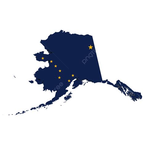 Map Of Alaska, Outline, America, Illustration PNG Transparent Image and Clipart for Free Download