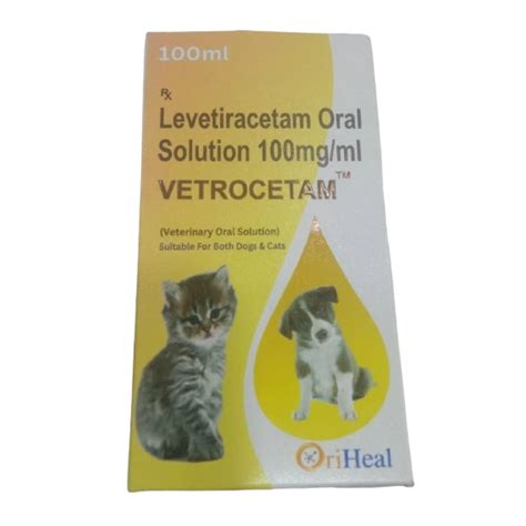 Oriheal Vetrocetam (Levetiracetam) Oral Solution 100ml for Dogs and Ca ...