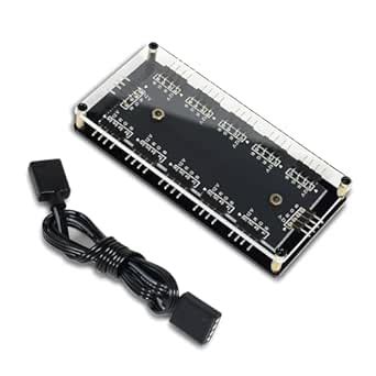 HATMINI 12V 4pin RGB LED Hub, 11 Way 12V 4 Pin RGB Splitter Controller ...