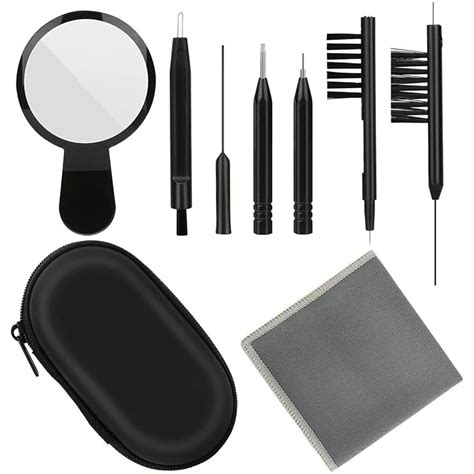 HANNEA® Hearing Aid Cleaning Kit, 9 Pieces Hearing Aids Amplifier ...