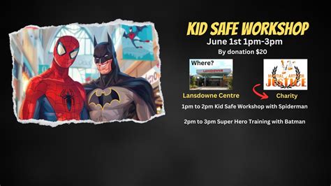 Stranger Danger Super Hero Workshop Series , Lansdowne Centre Richmond ...
