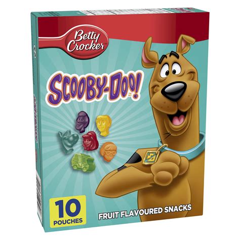 Betty Crocker Scooby Doo Fruit Flavoured Snacks, Pack of 10 Pouches ...