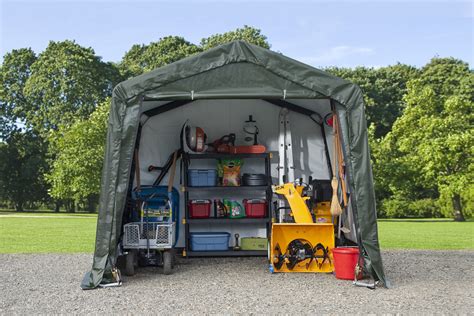 ShelterLogic Scotts Storage Shed 10 x 10 x 8 Green Peak & Reviews | Wayfair