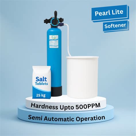 2000 LPH Water Softener Semi-automatic | Pearl Water Economic Series